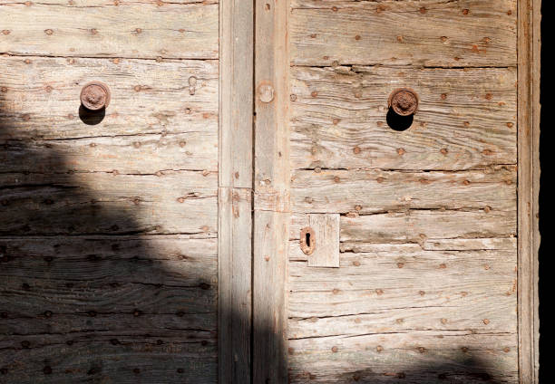 istock closeup of an ancient wooden 843978044