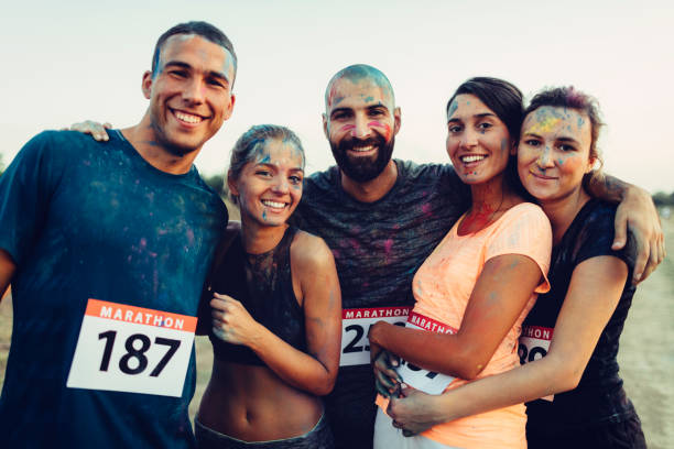 istock Portrait of Marathon Runners 843986348