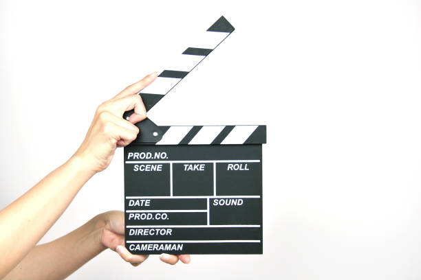 istock hand holding slate movie 843997608