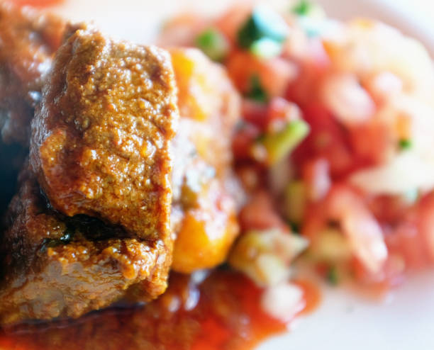 istock Close-up of Lamb curry at an Indian restaurant 844000506