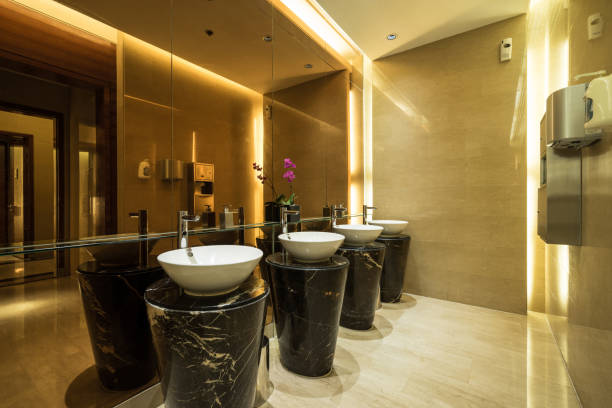 istock Interior of public toilet 844007200