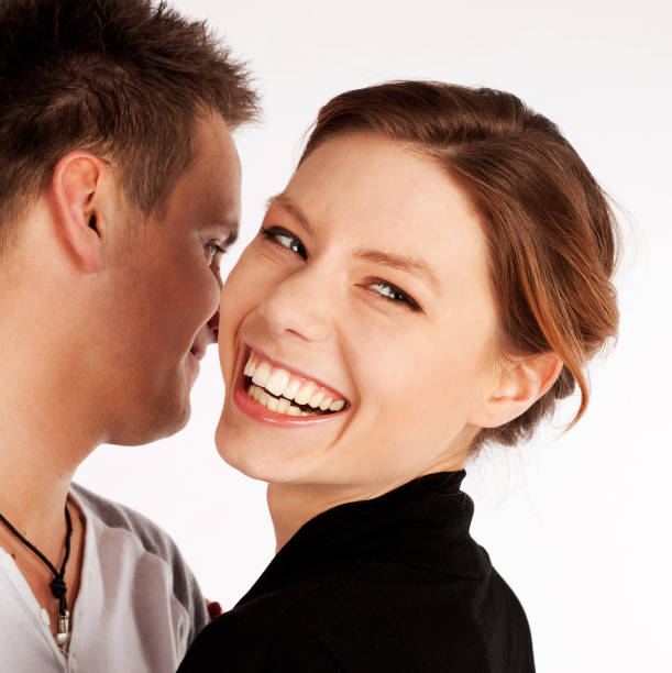 istock Happy Cheerful Woman Laughing 844019832