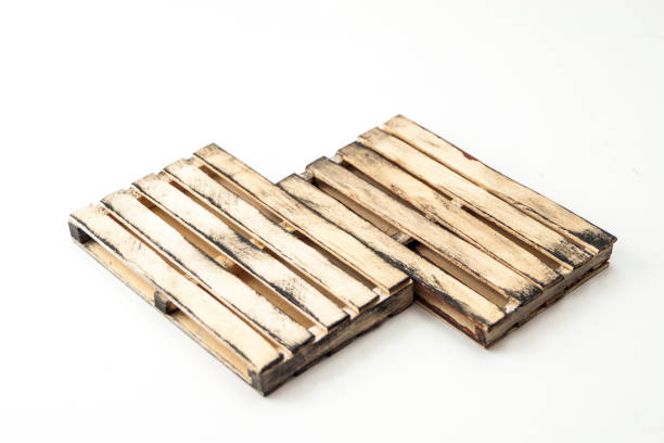 istock 6 inch wooden pallet over the white background 844020886