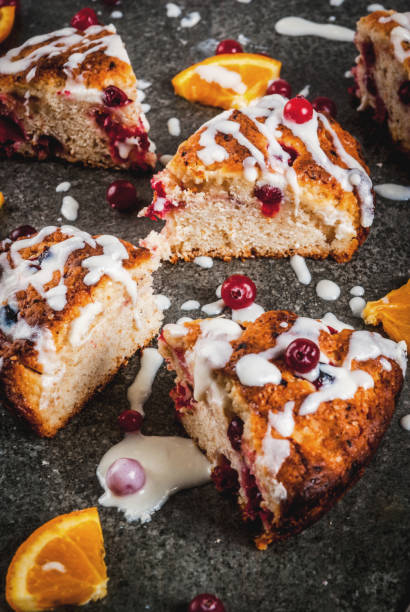 Cranberry and orange scones