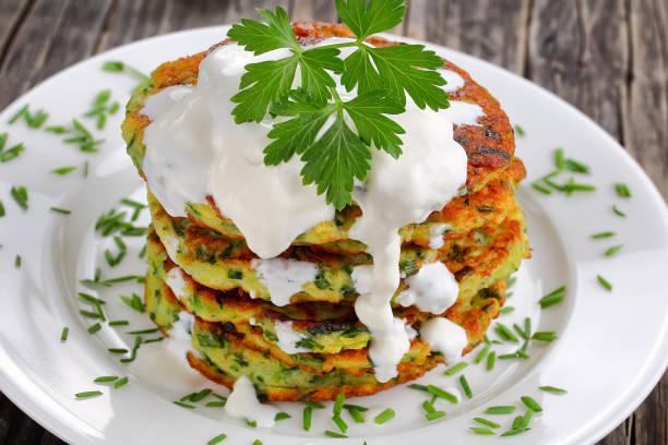 istock crispy zucchini fritters with sour cream 844041382