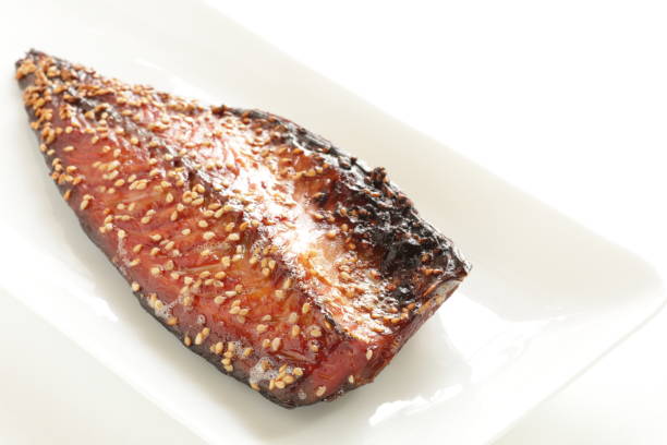 istock Japanese food grilled marinated mackerel 844046424