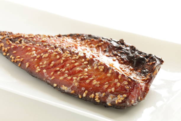 istock Japanese food grilled marinated mackerel 844046486