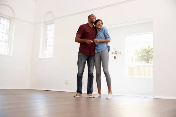 istock Excited Young Couple Moving Into New Home Together 844054156