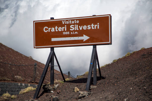 istock Crateri Silvestri at Sicily, Italy 844054534