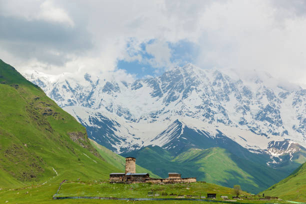 istock Lamaria old church in village Ushguli 844057968