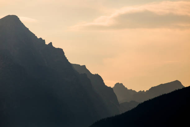 istock Highlighted rocky peaks of mountains 844061490