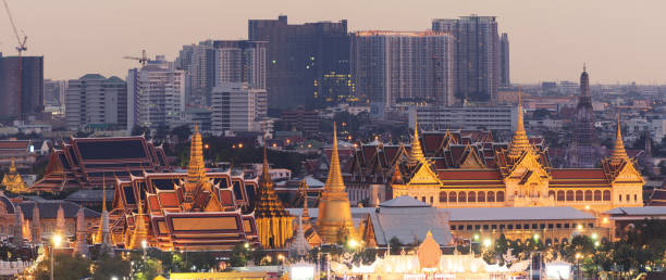 istock The Emerald Buddha at Sunset, Bangkok, Thailand 844062526