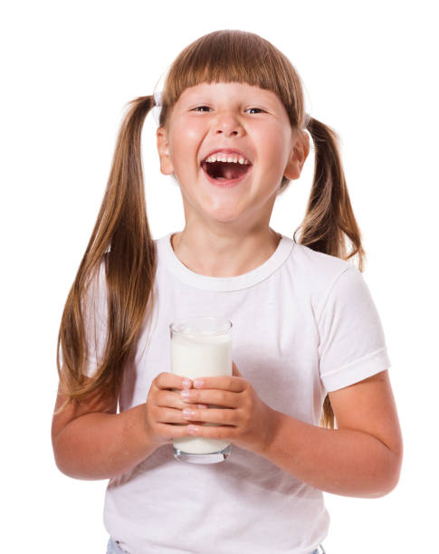 istock Girl loves milk 844063664