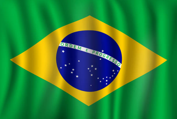 istock Vector flag of Brazil. Brazilian national symbol 844069686
