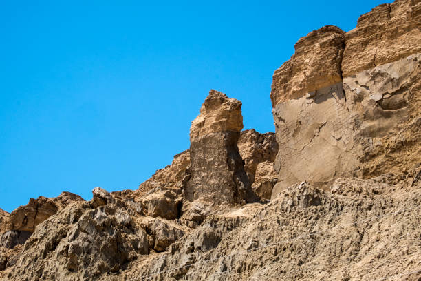 istock Lot's Wife - a column of rock salt on Mount Sodom 844070706