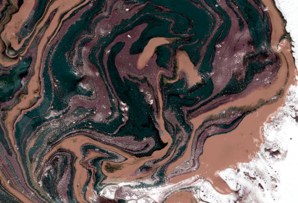 istock Marbled abstract background. Liquid marble pattern. Colorful marble backdrop. Golden glitter texture. 844074220
