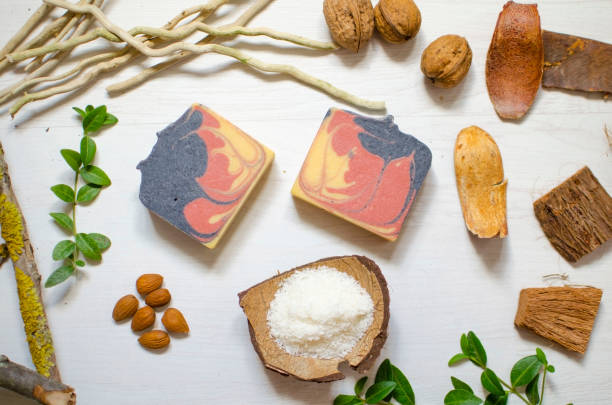 istock Natural organic soap. Ecological cosmetics. 844080382