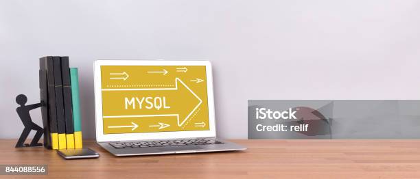 Mysql Concept Stock Photo - Download Image Now - Backup, Coding, Computer