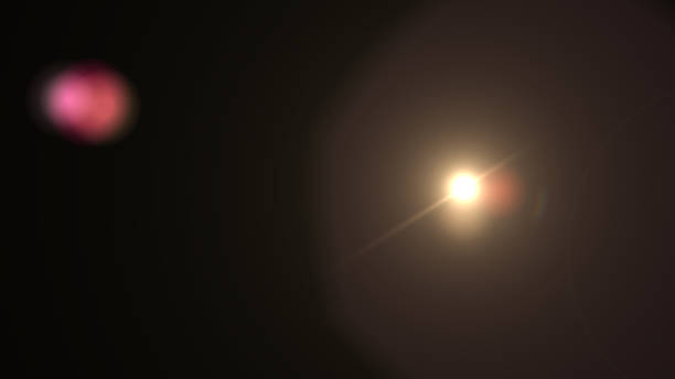 istock Abstract digital lens flare background, Flare Light , light leaks, overlays. 844092172