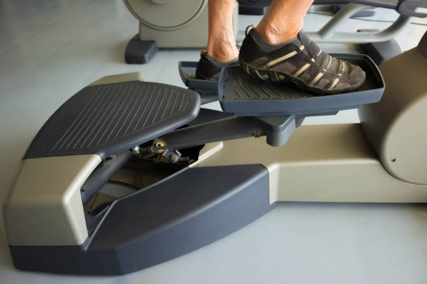 istock Bicycle fitness with legs 844095686