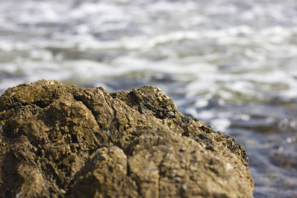 Stones on the beach at the sea under the water