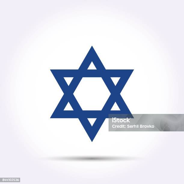 Israel Star Icon Stock Illustration - Download Image Now - Art, Blue, Border - Frame