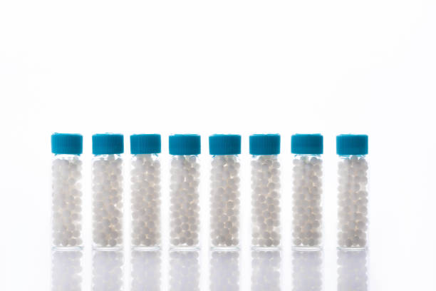 Homeopathy - A homeopathy concept with homeopathic medicine