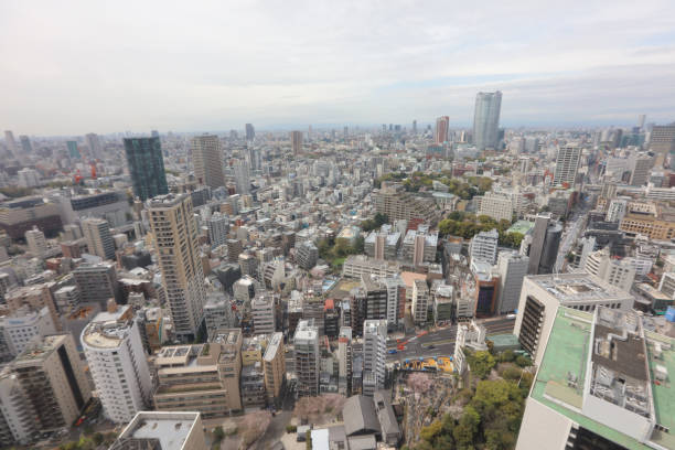istock city aerial view from Tokyo Tower 844103270