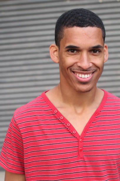 istock Happy Mixed Race Male Smiling Portrait 844107518