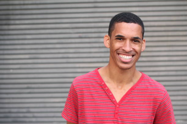istock Happy Mixed Race Male Smiling Portrait 844107702