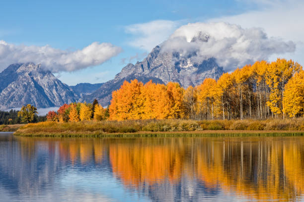 istock Teton Autumn Landscape 844110492