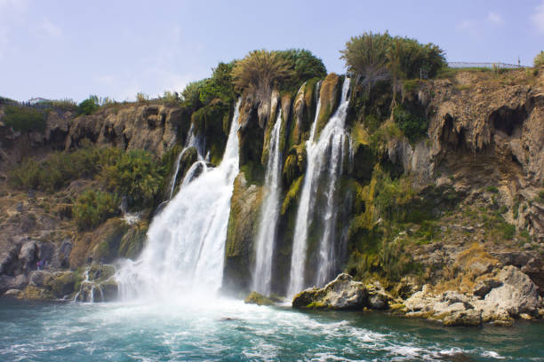istock Duden waterfall in Antalya Turkey. Mediterranean sea. Travelling. 844114680