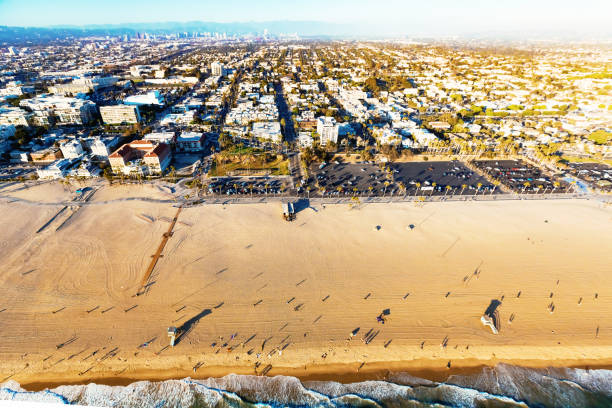 istock Santa Monica beach from above 844121616