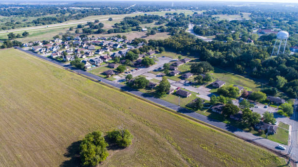 istock La Grange , Texas a small town damaged and destroyed by the massive Hurricane low lying neighborhood next to Colorado River 844121886