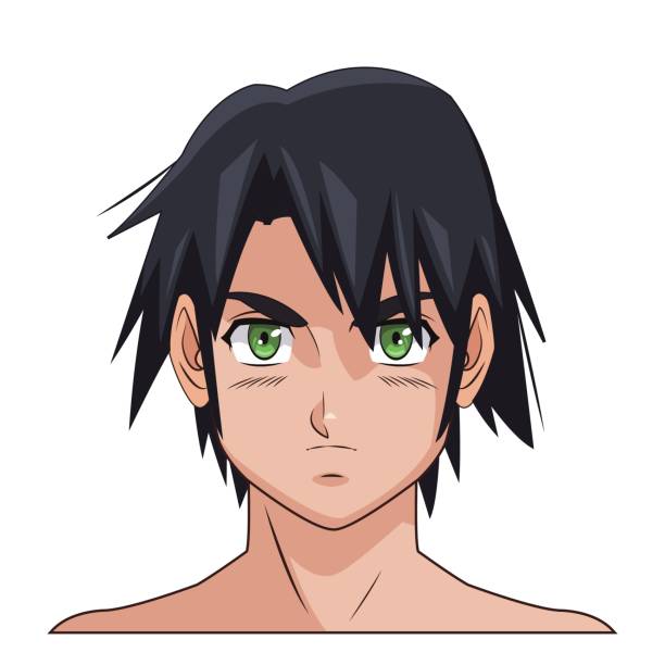 Anime Boy Hair Illustrations, Royalty-Free Vector Graphics & Clip Art -  iStock