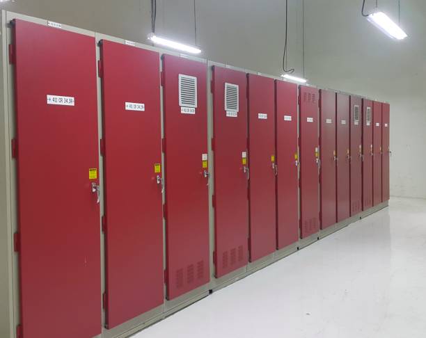 istock electrical part and accessories in the  control cabinet , control and power distributor,lockout ,tagout 844140962