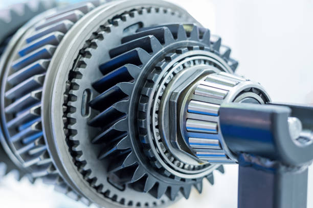 istock Steel gears and rolling bearing 844141134
