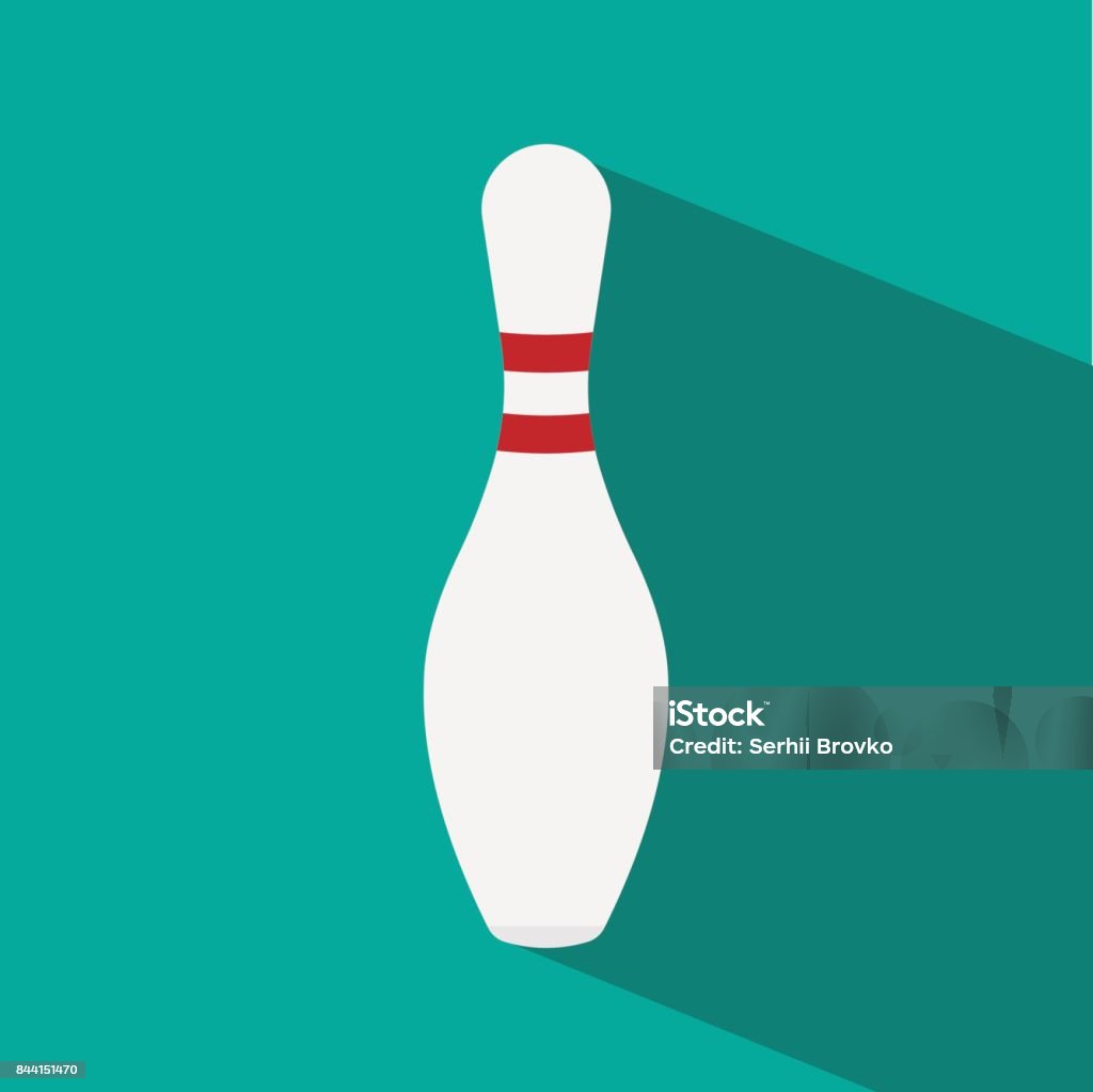 bowling pin bowling pin isolated on background. Vector illustration. Eps 10. Bowling Pin stock vector