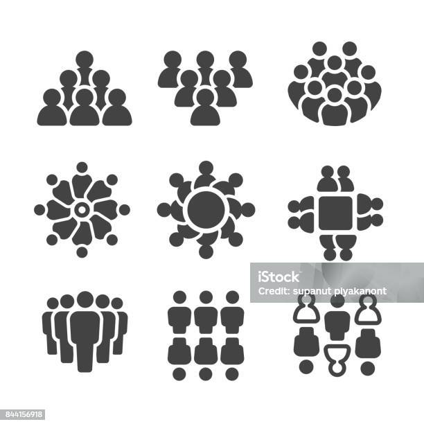 사람의 인구 아이콘 그룹 아이콘에 대한 스톡 벡터 아트 및 기타 이미지 - 아이콘, 공동체, 청중