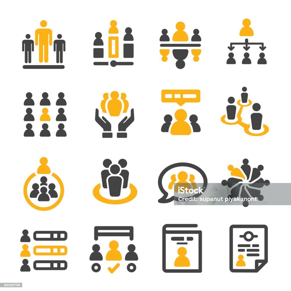 people management icon people management icon set,vector illustration Icon Symbol stock vector