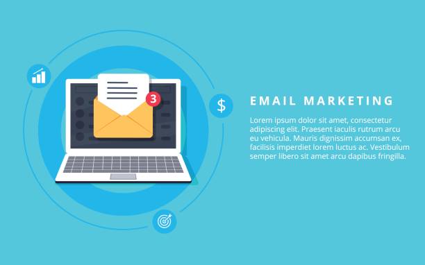 istock Flat vector for email marketing, newsletter marketing, email subscription and drip campaign 844170624