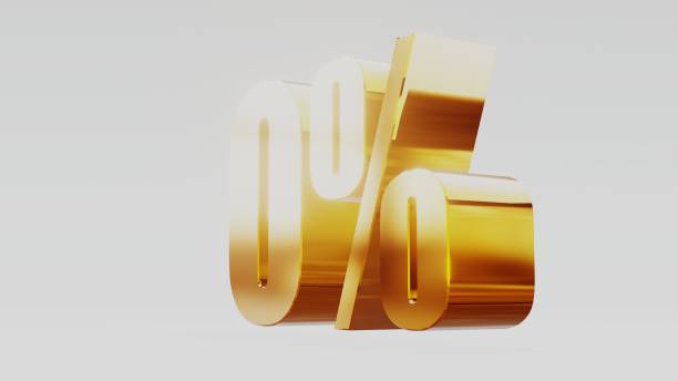 istock gold zero percent 0% 3d illustration 844172060