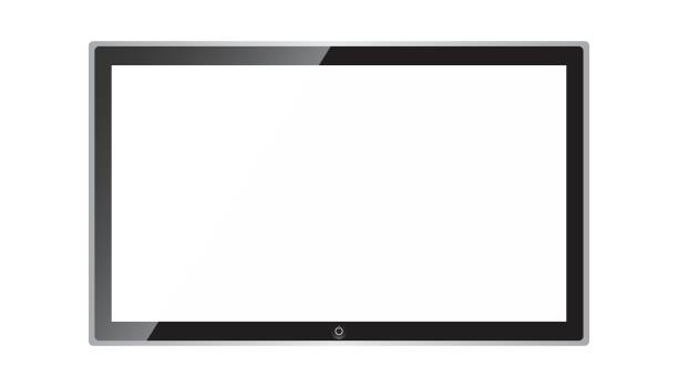 istock Tv Icon vector illustration in flat style isolated on white background. Television symbol for web site design, , app, ui. 844176164