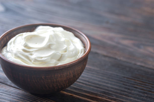 istock Bowl of Greek yogurt 844176288