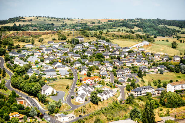 istock Saint Flour town in France 844205942