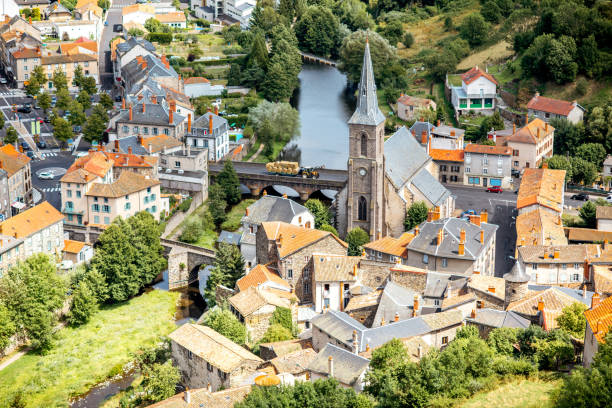 istock Saint Flour town in France 844206054