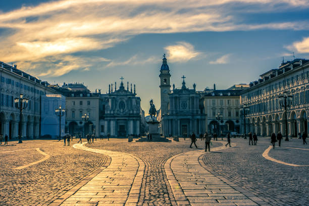 istock Piazza San Carlo, Turin, Italy 844216680