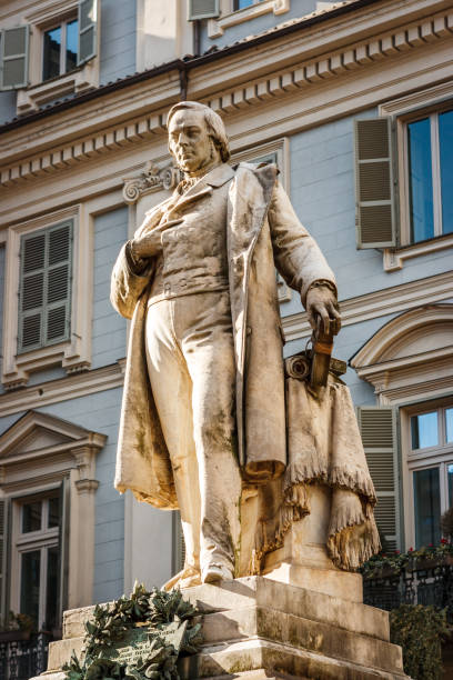 istock Vincenzo Gioberti's statue, Carignano square, Turin, Italy 844216694