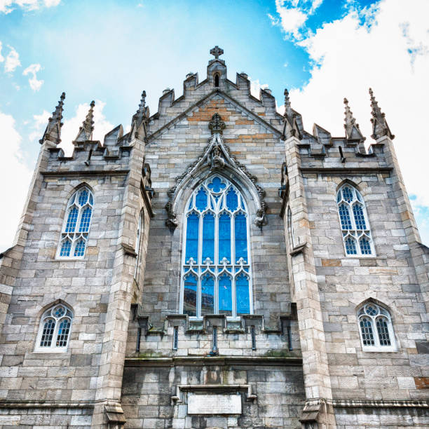 Dublin, Ireland - May 21, 2016. Dublin Castle in downtown Dublin the capital of Ireland.