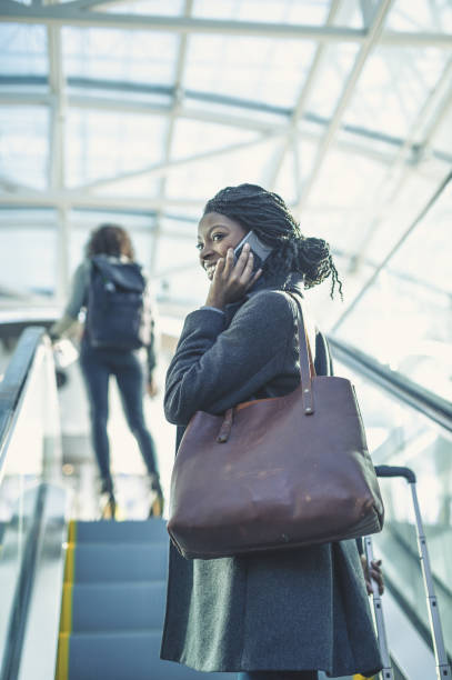 istock Young woman at airport 844219912